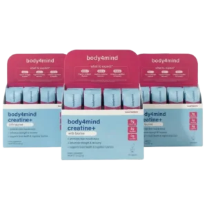 Kreatyna z tauryną (malina) – 90 saszetek