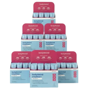 Kreatyna z tauryną (malina) – 180 saszetek